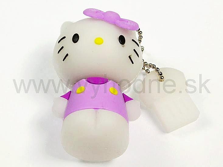 USB flash disk Kitty fialová 4 GB zn. PROPAG - Kliknutím na obrázok zatvorte -